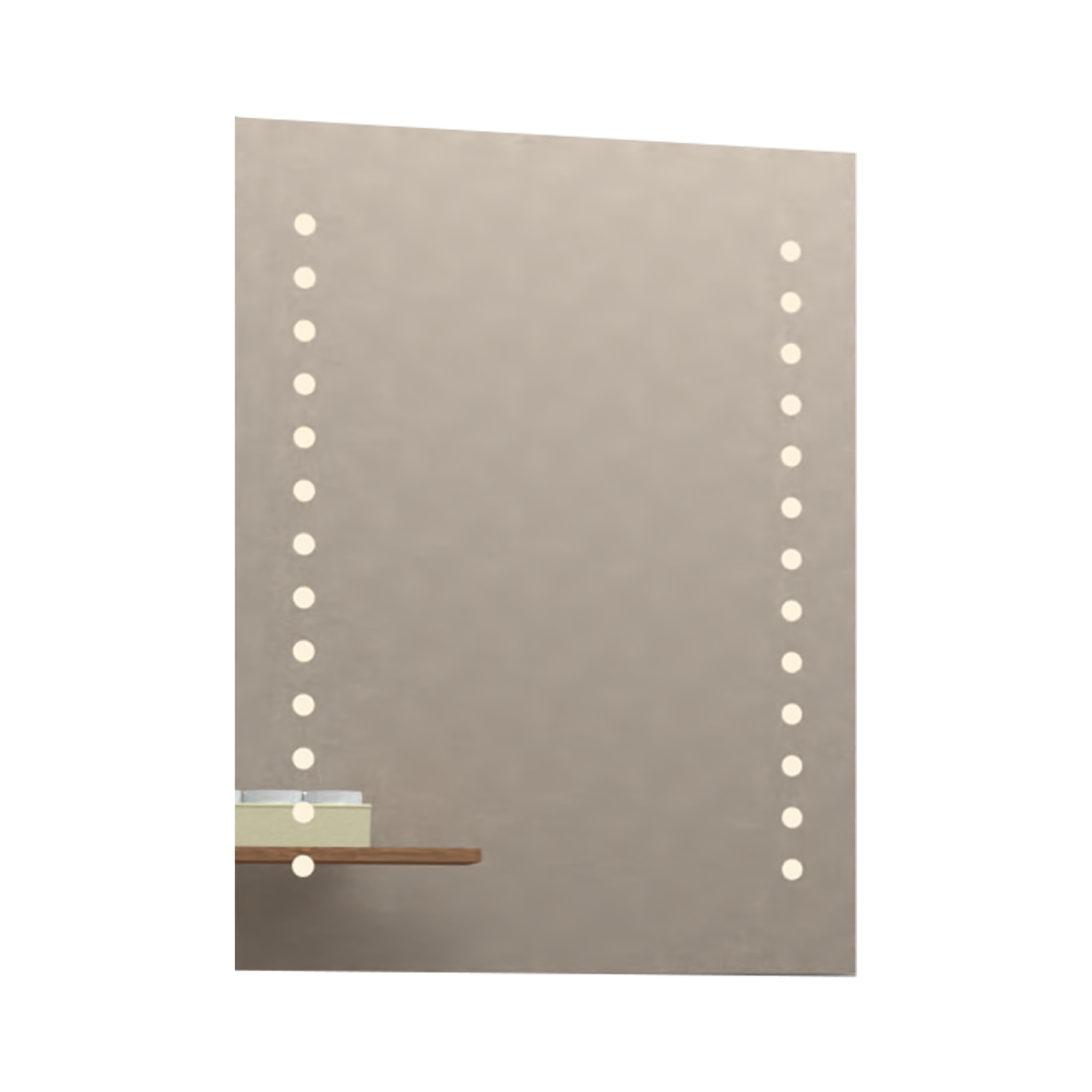 Espejo Rectangular Troy, con luz Led