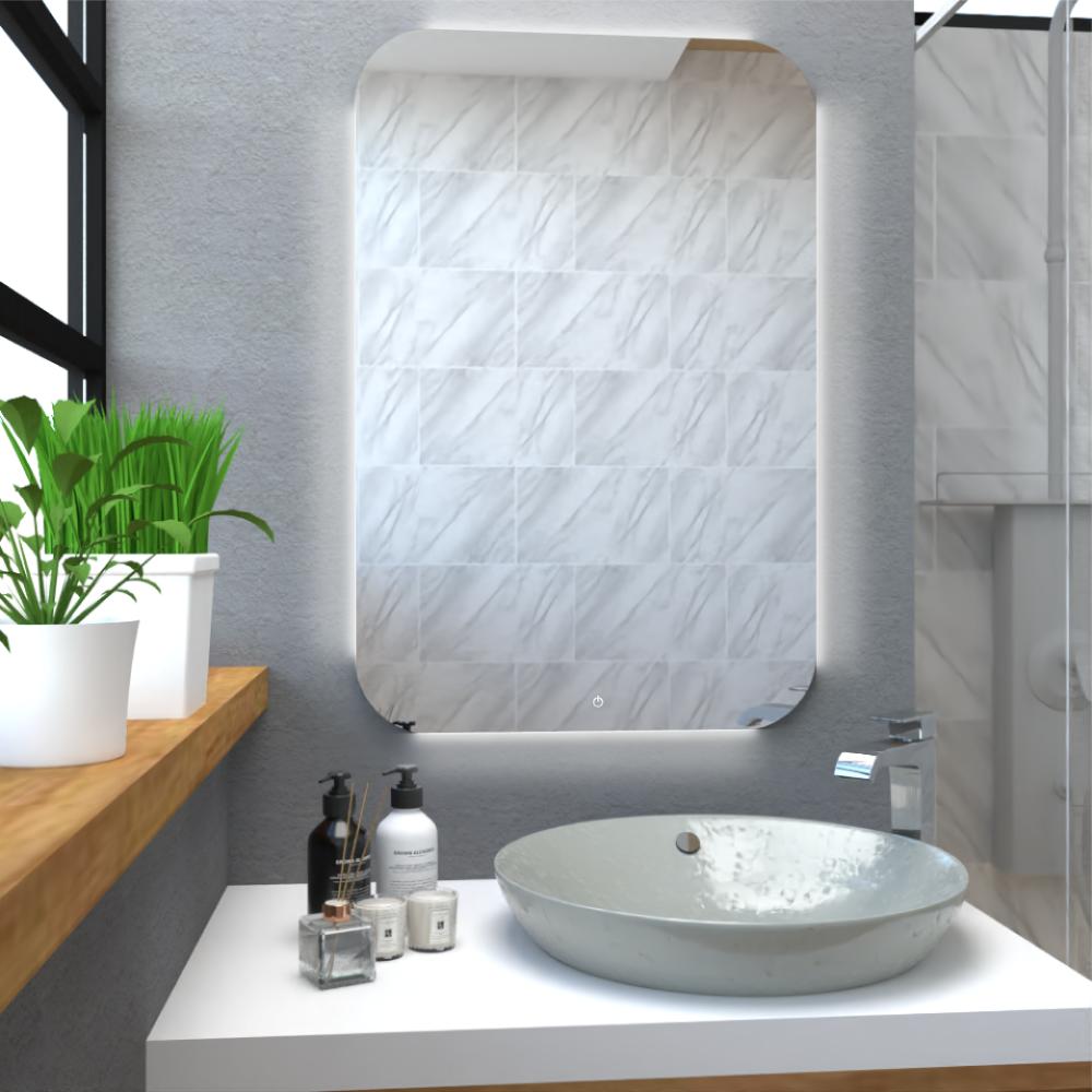Espejo Rectangular Pompei Led+Touch