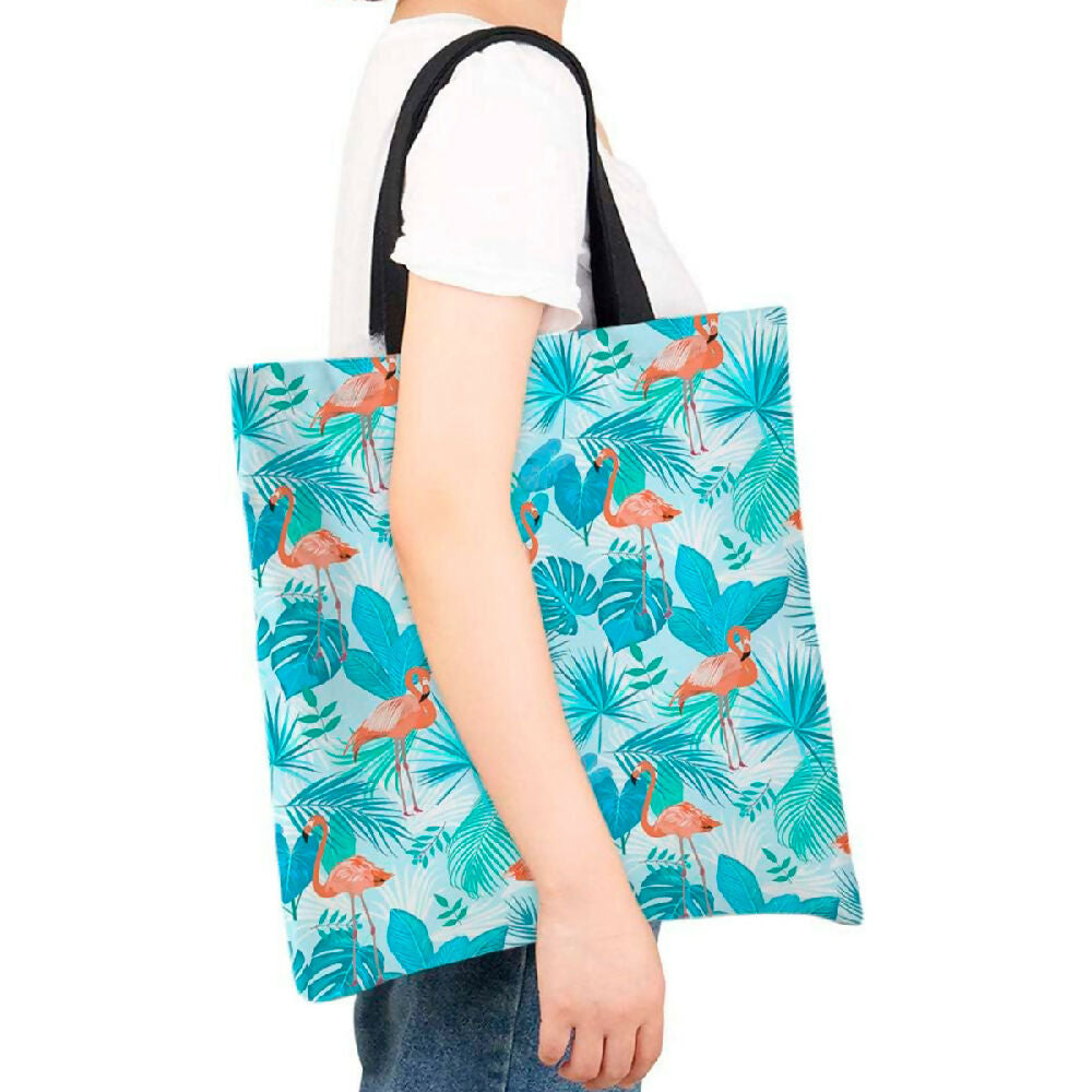Bolsa Reutilizable Plegable para Compras y Playa Ecológica, Ligera y Compacta BMCP02 6