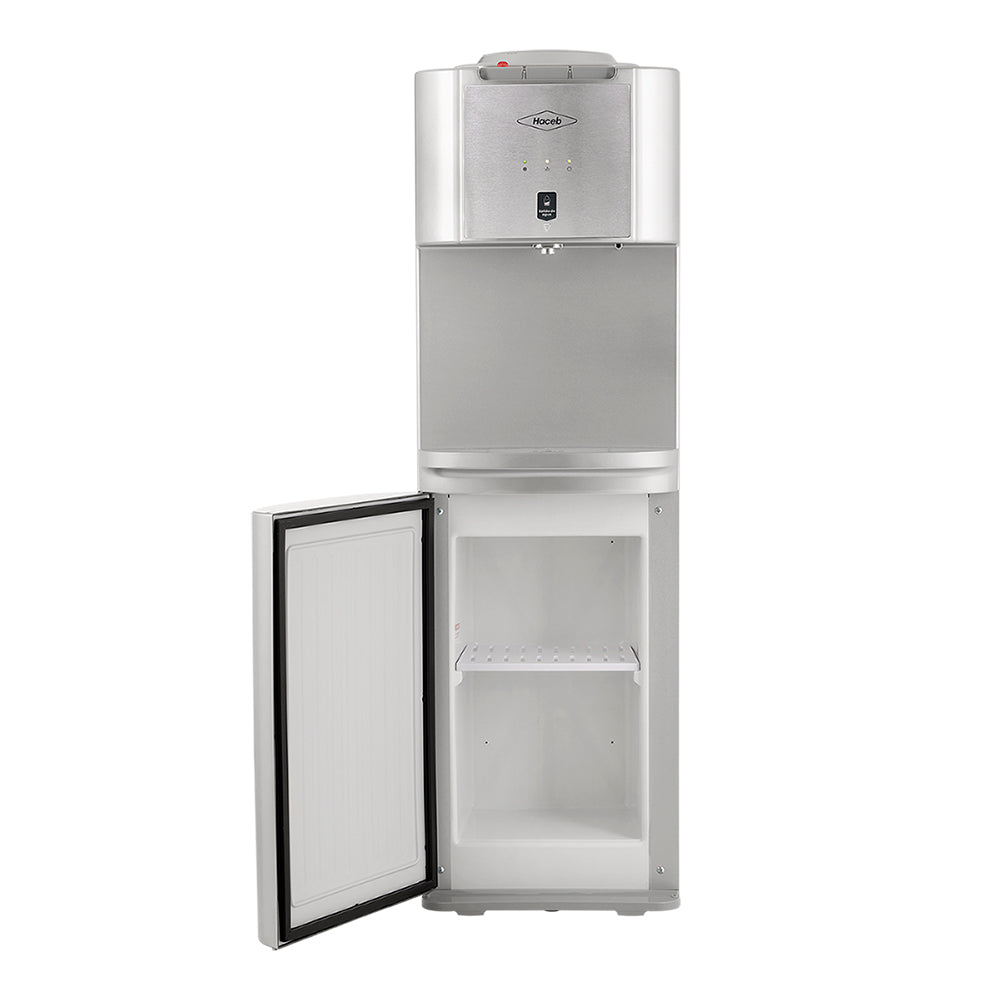 Dispensador De Agua De Piso Con Gabinete, Plateado