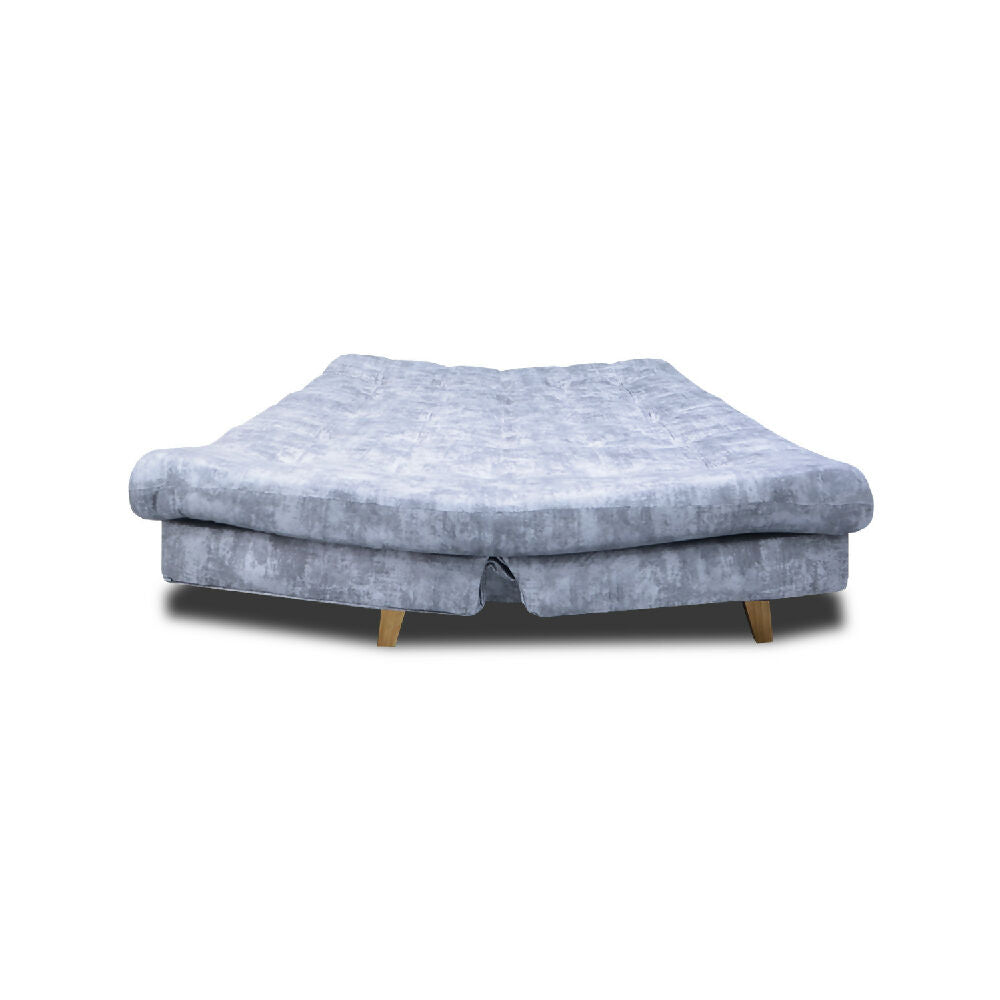 Sofá Cama Kuster Clic Clac 3 Posiciones Tela Amigable Con Mascotas 185X90X80 Hielo