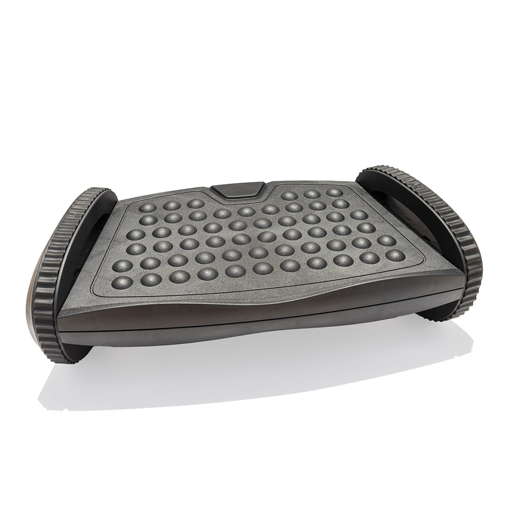 Descansapies Ergonómico 2 Alturas de Plástico, Negro