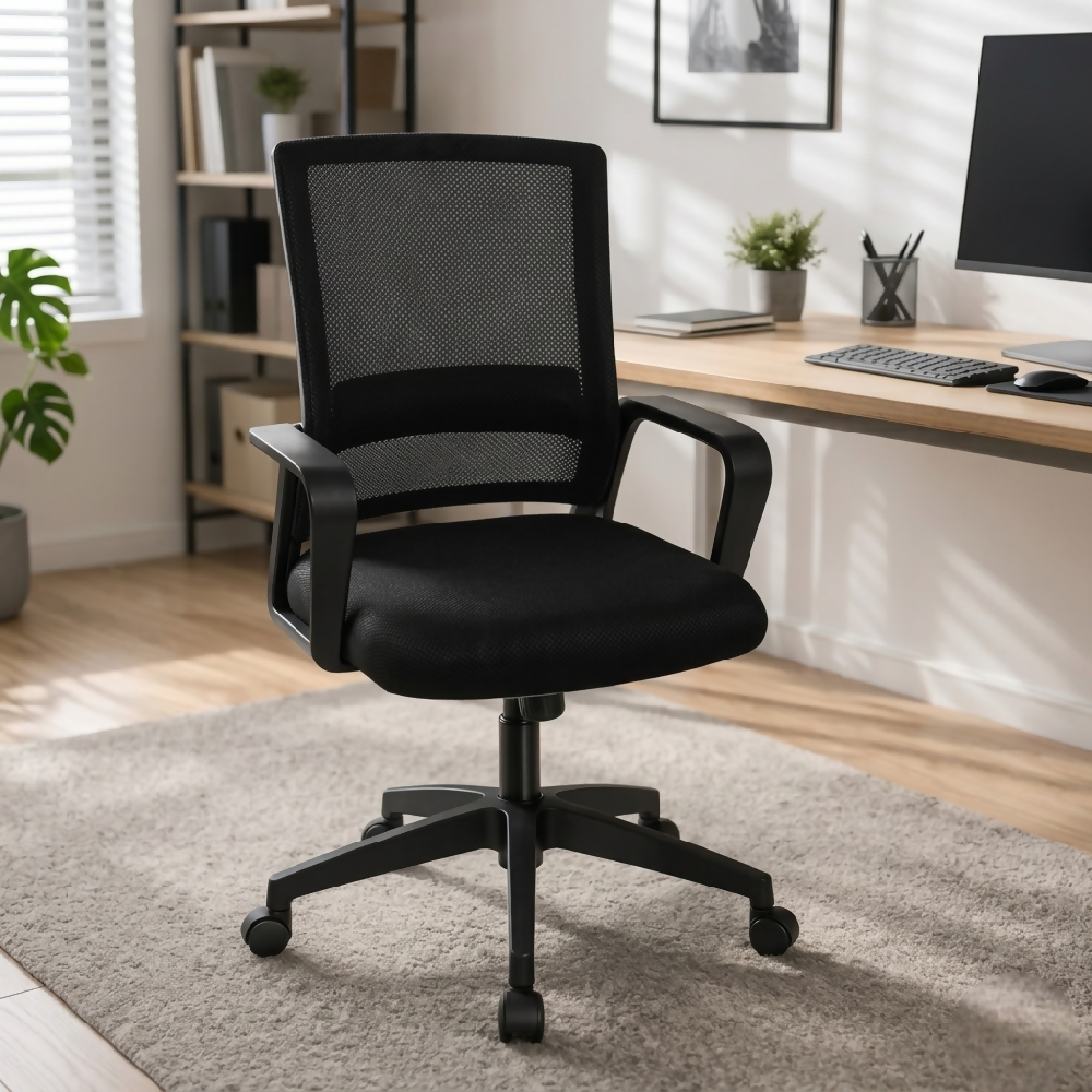 Silla Ergonomica Oficina Malla Comoda Giratoria