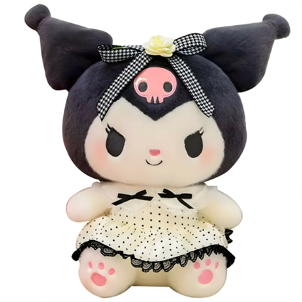 Peluche Y Manta Kuromi De 40Cm Suave Ideal Para Regalo