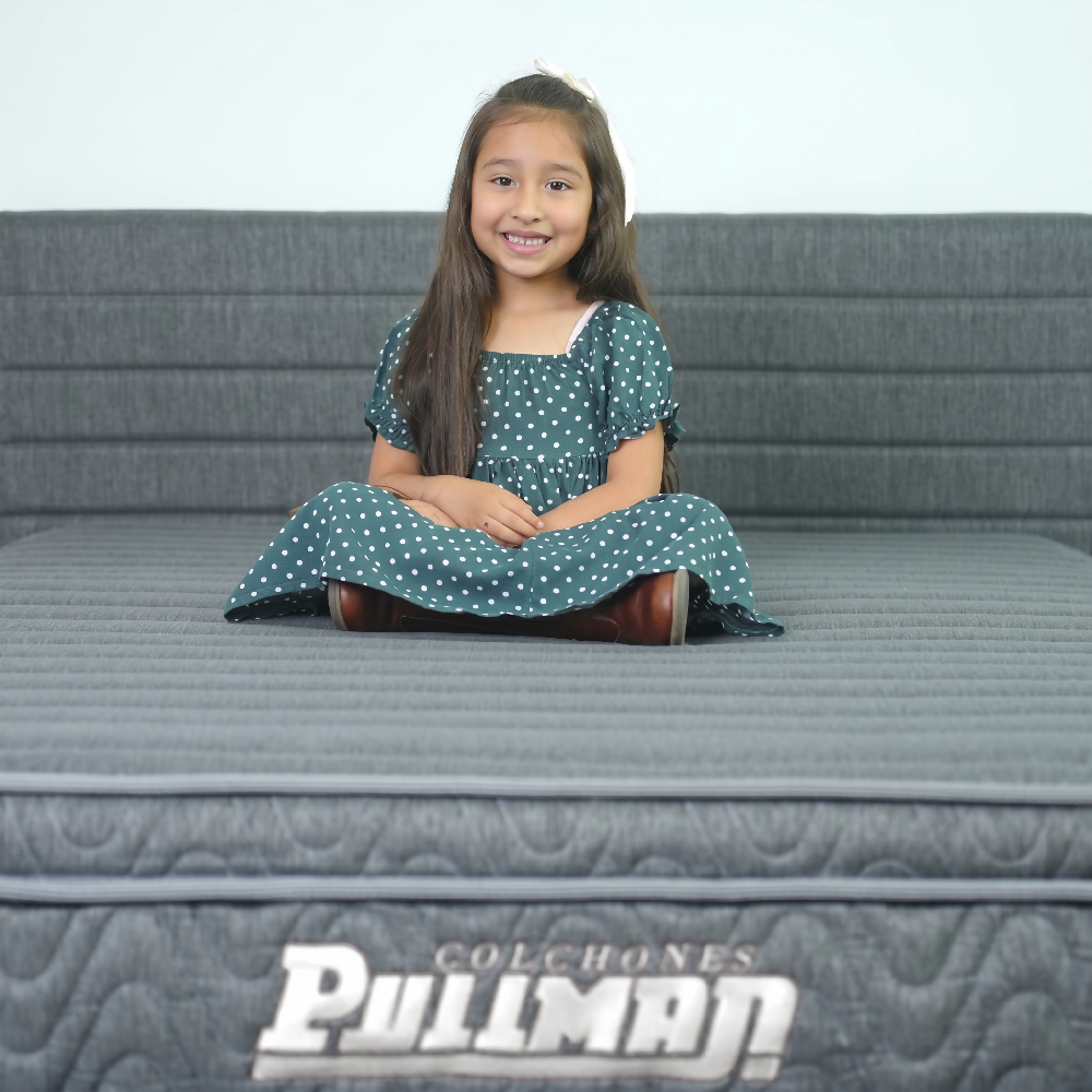Colchón Rollpack Euro u Mohnblatt 160X190 Queen, Color Gris