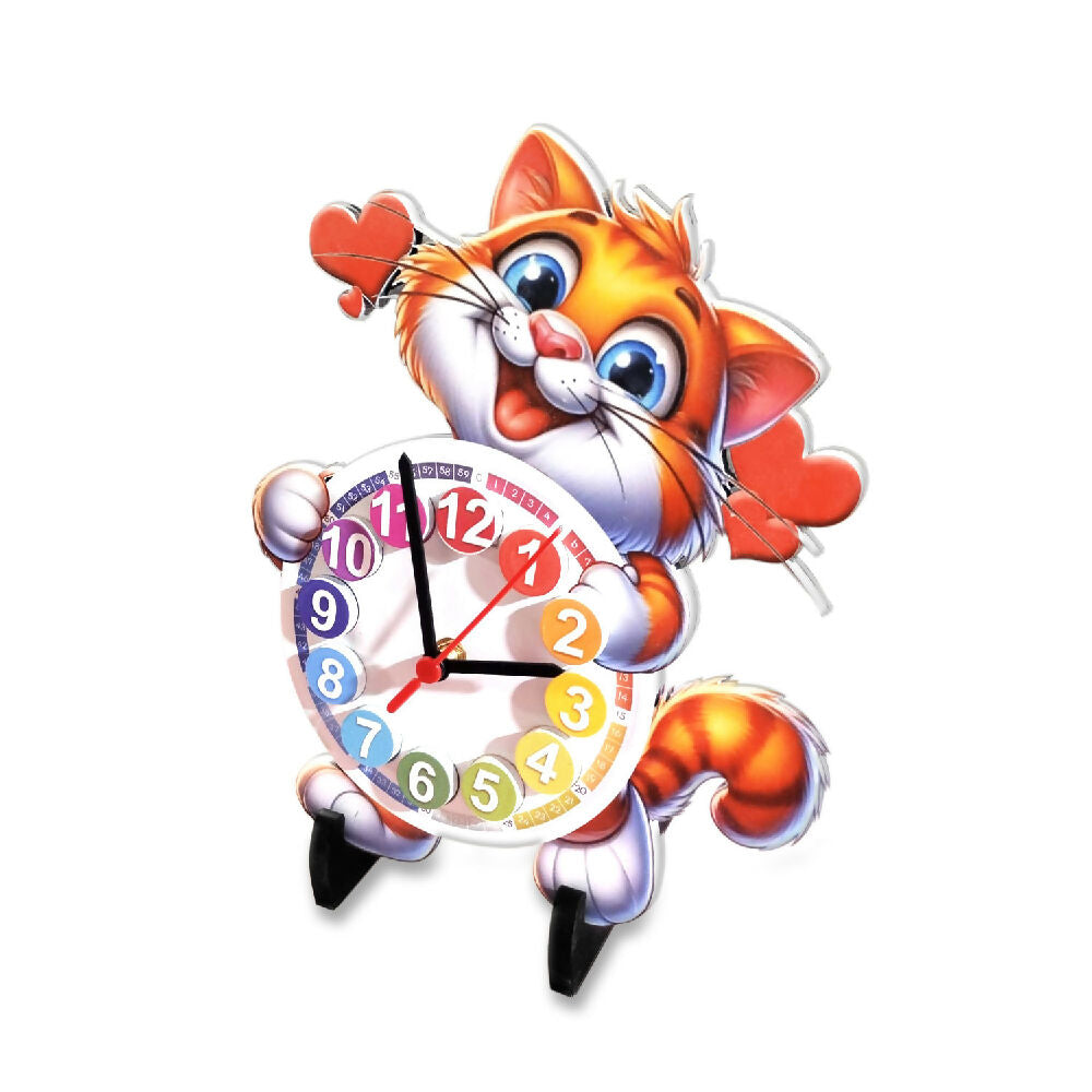 reloj kids  gato FBlanco