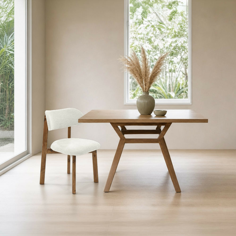 Silla de Comedor Saudi 58x50x82 cm Tela Mix