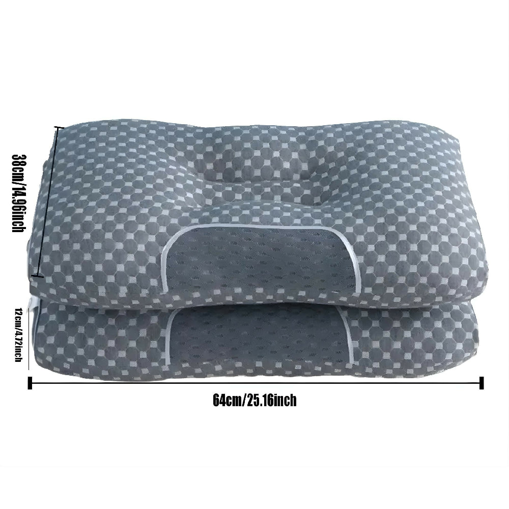 Almohada Ortopédica Para Cuello Y Espalda Con Funda Transpirable