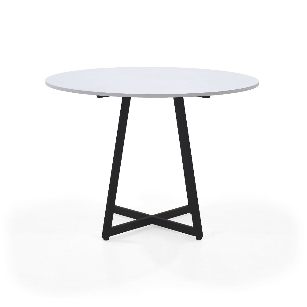 Mesa de Comedor Redonda Malawi 105x105x76 Blanco