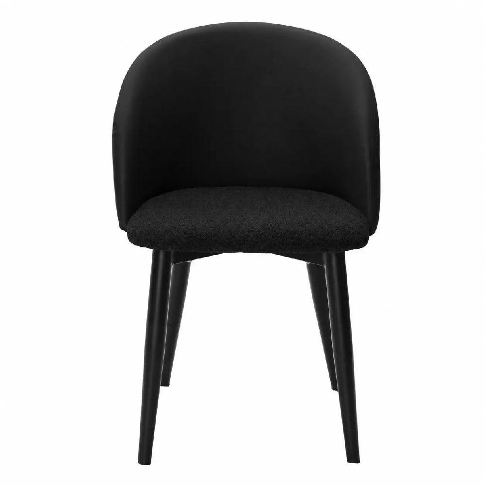 Silla Zenda Black Tela Para Comedor