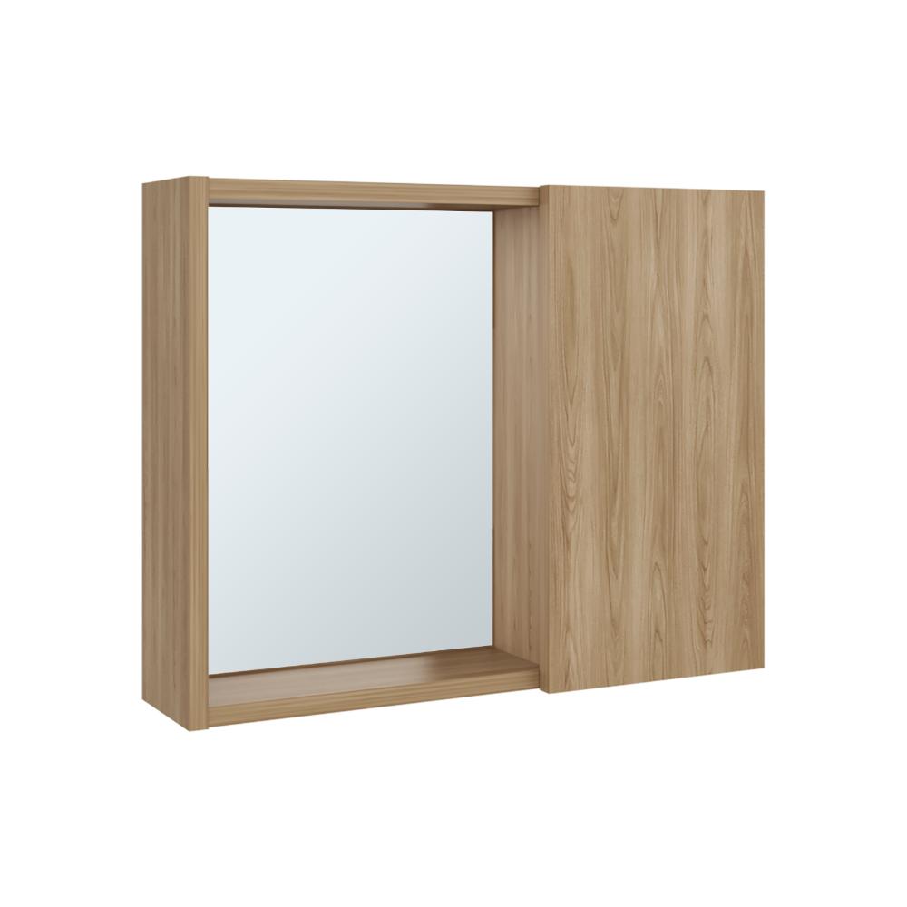 Gabinete de Baño Alessi, Fresno Europeo, con Especio para Guardar Objetos de Aseo Personal