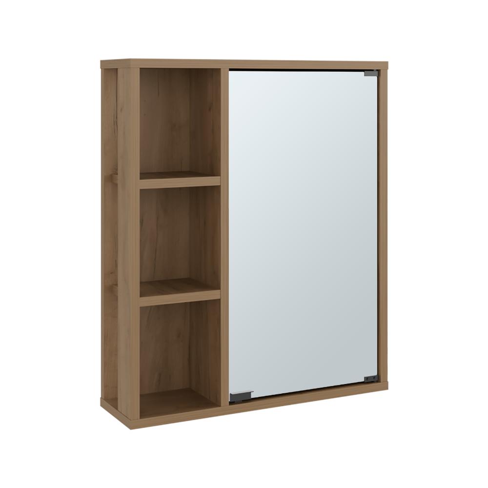 Gabinete de Baño Berkel, Fresno Europeo, con especio para guardar objetos de aseo personal ZF