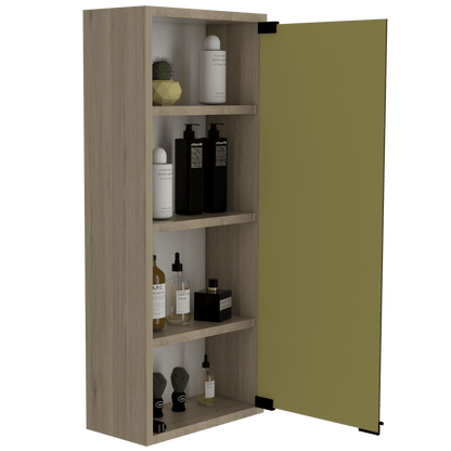 Gabinete de Baño Zania, Beige, con Múltiples Superficies Para Almacenamiento de Objetos de Aseo - VIRTUAL MUEBLES