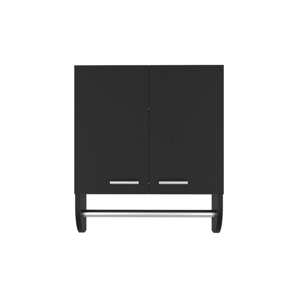 Gabinete de Baño Lupek, Wengue, con Tubo y Manija Metálicas ZF