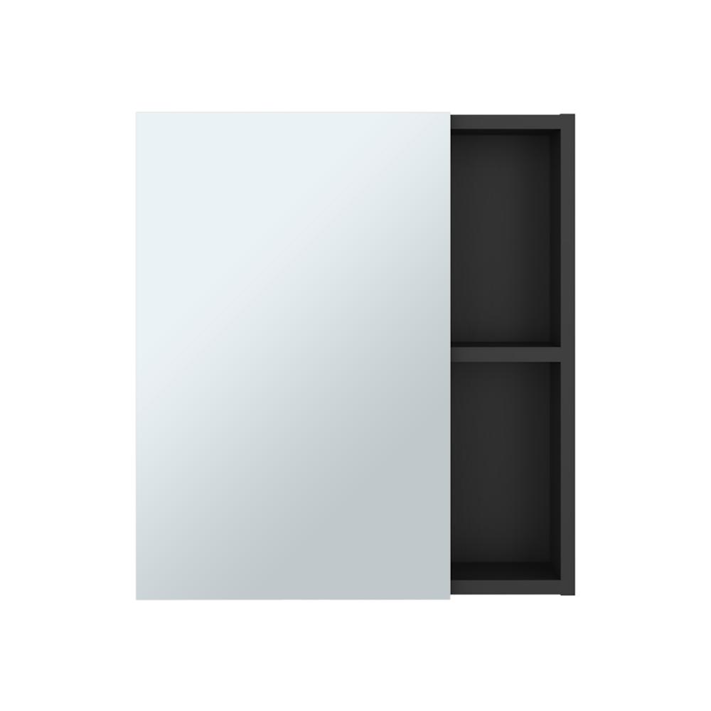 Gabinete de Baño Labell, Wengue, con Puerta Espejo y Entrepaños