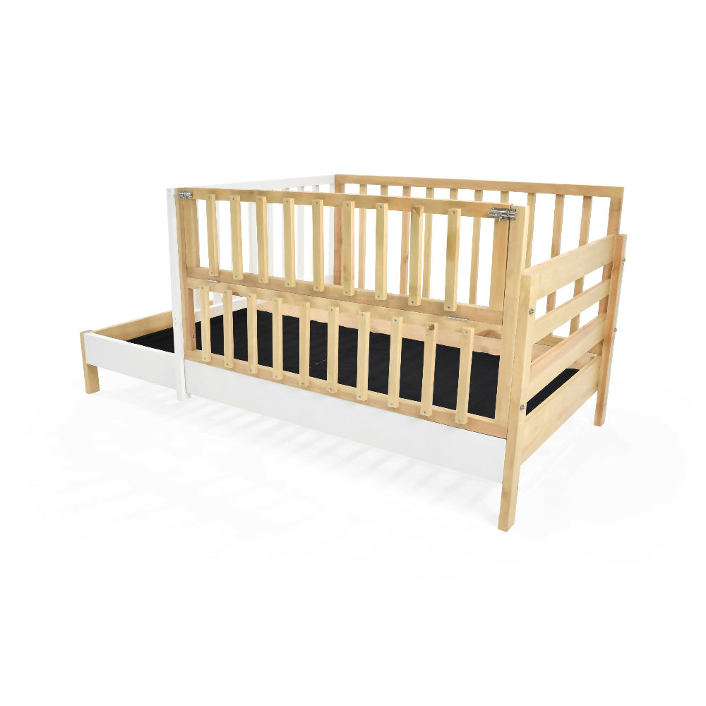 Cama Cuna Cincinnati 110x201x95 Infantil Natural
