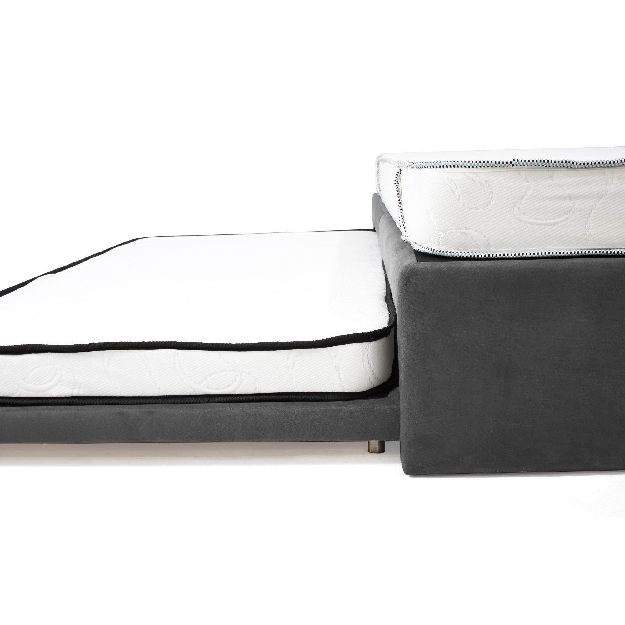 Set Camanido Infantil Suecia Gris con Colchones