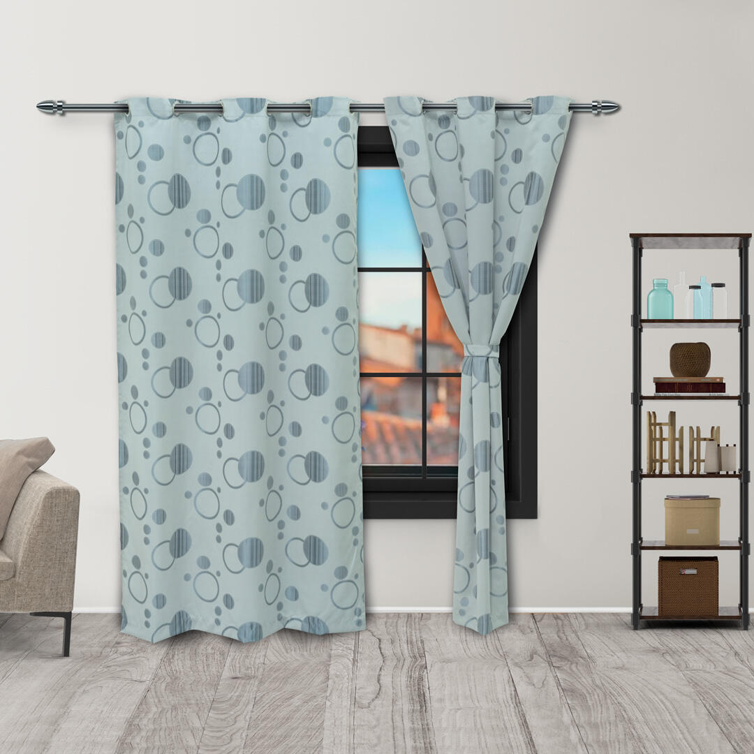 Cortina Yacar Gris Argolla 2,60 X 2,20 Aprox.