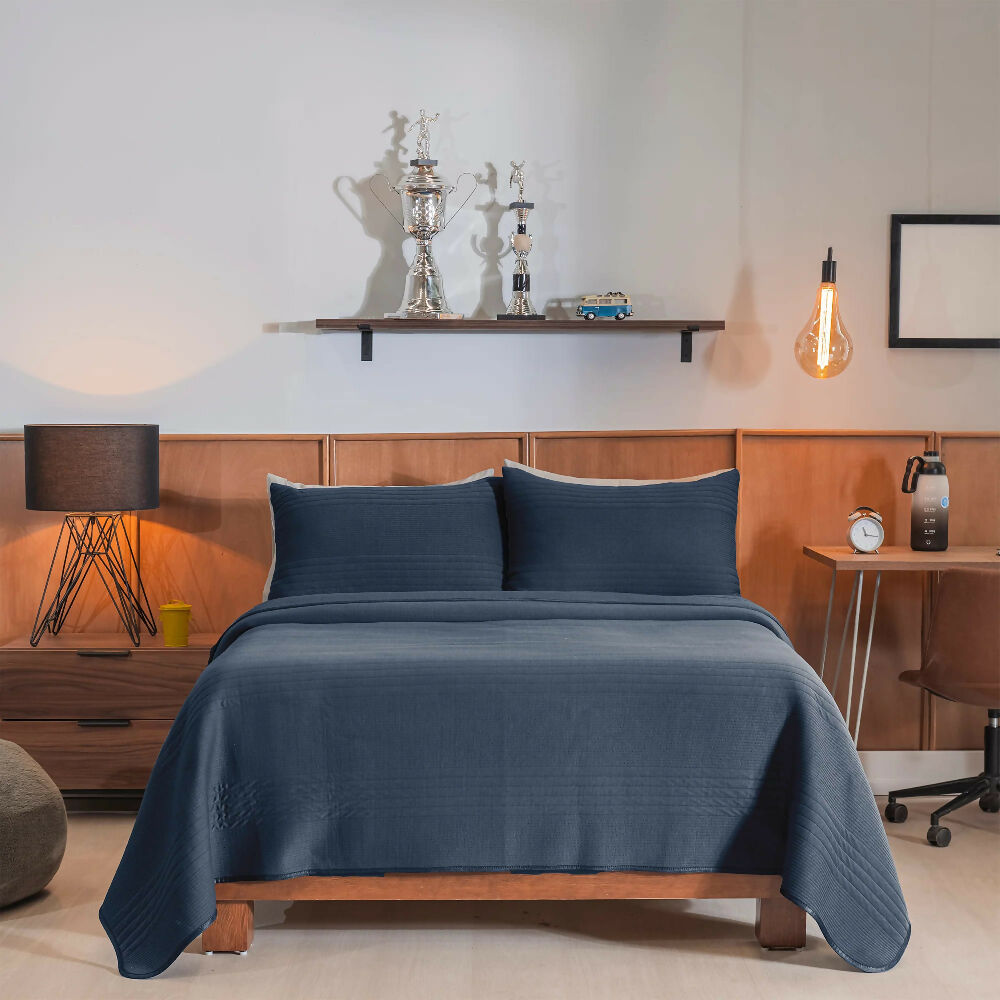 Juego Edredon Denver, para Cama Sencillo, (Incluye 1 Funda)