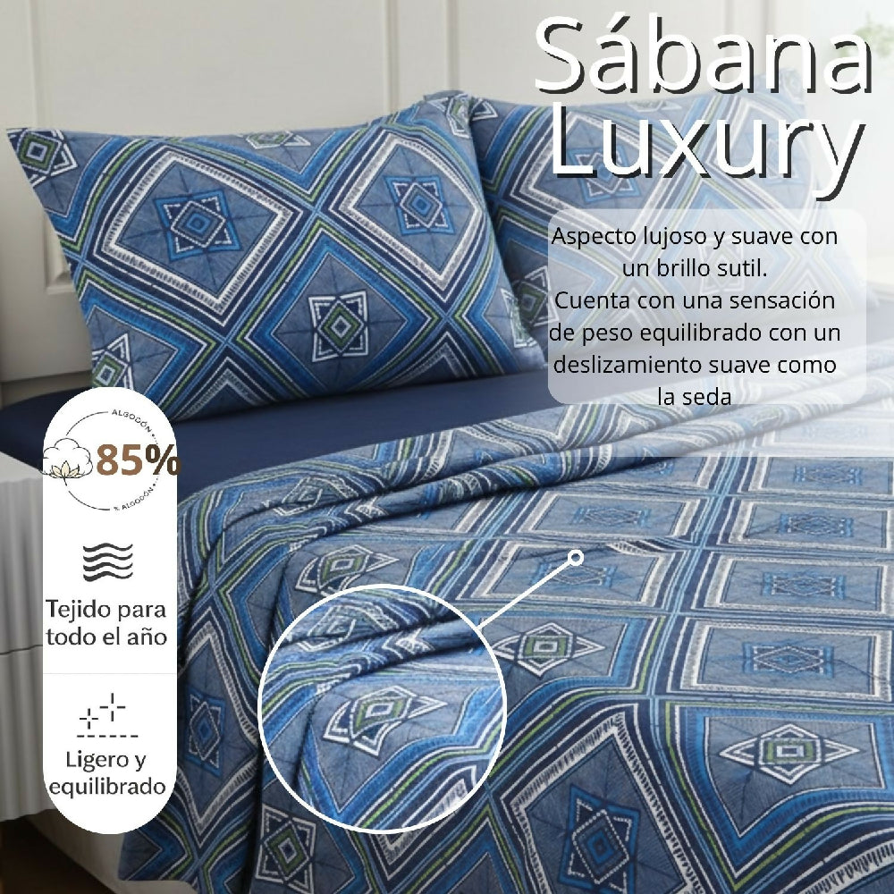 Juego de Sabana Doble Estampada 12