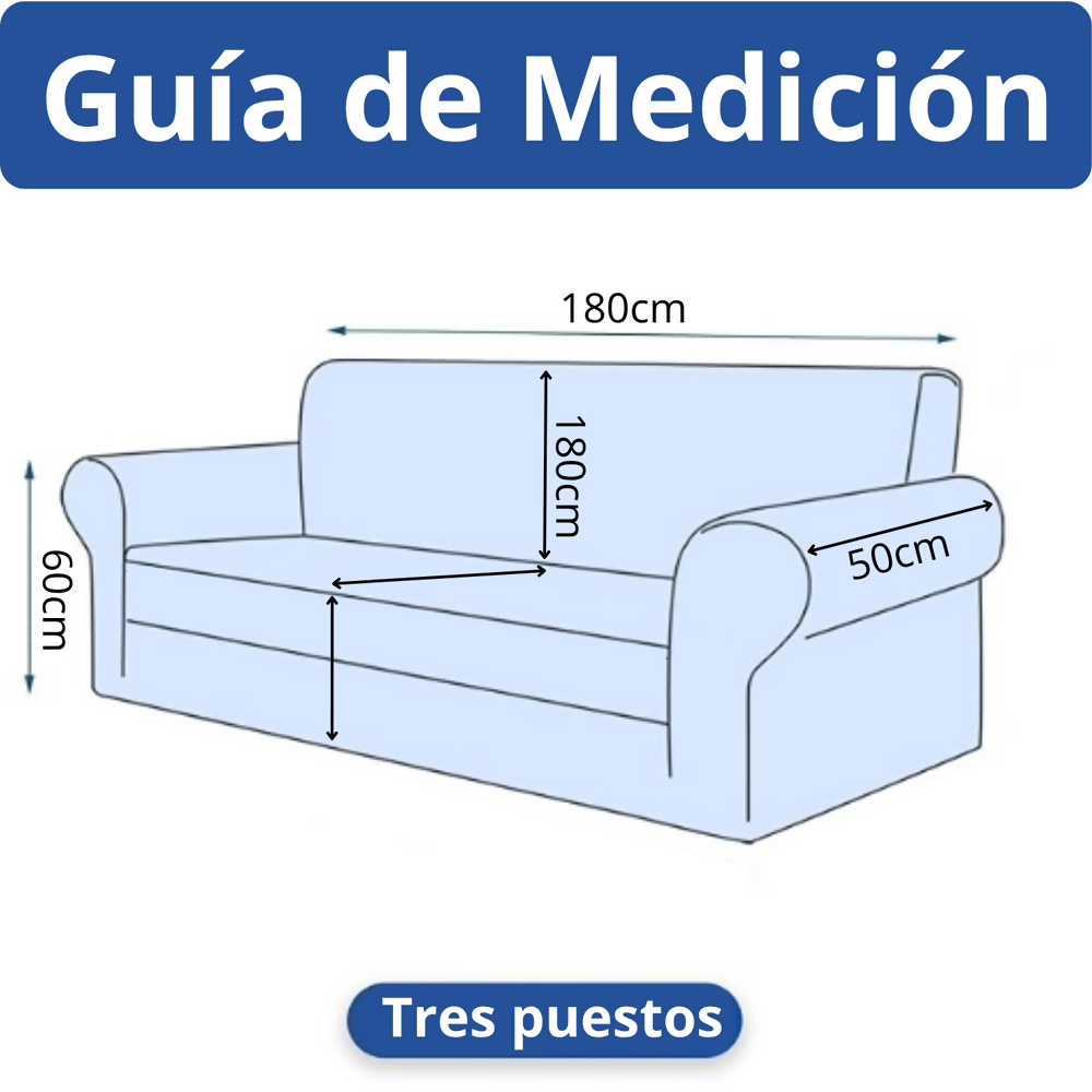 Protector sofa 3 puestos negro rojo