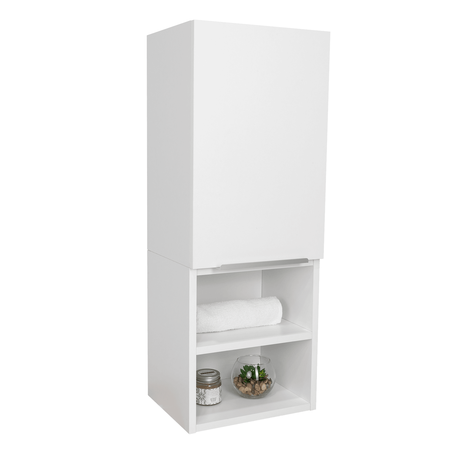 Gabinete de Baño Ciro, Blanco, con Amplio Espacio Para Guardar Objetos de Aseo Persona X2