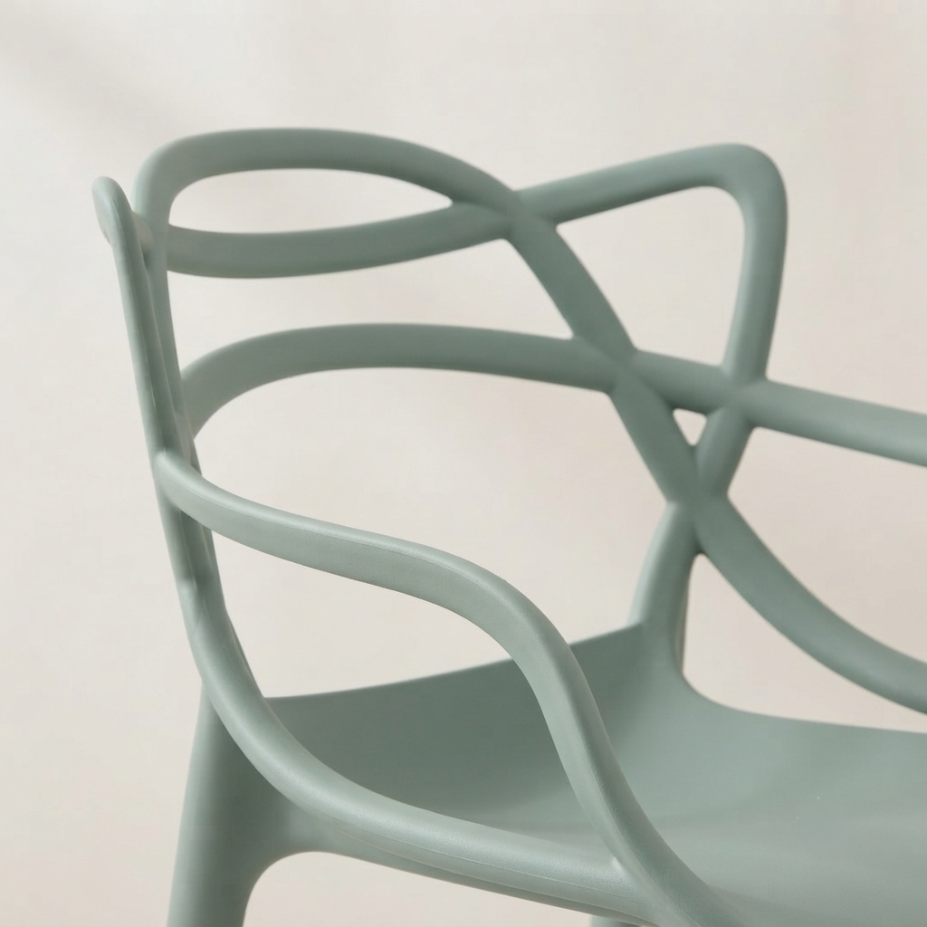 Silla para Bar Palermo, Verde, con Reposa Pies Doble Propósito