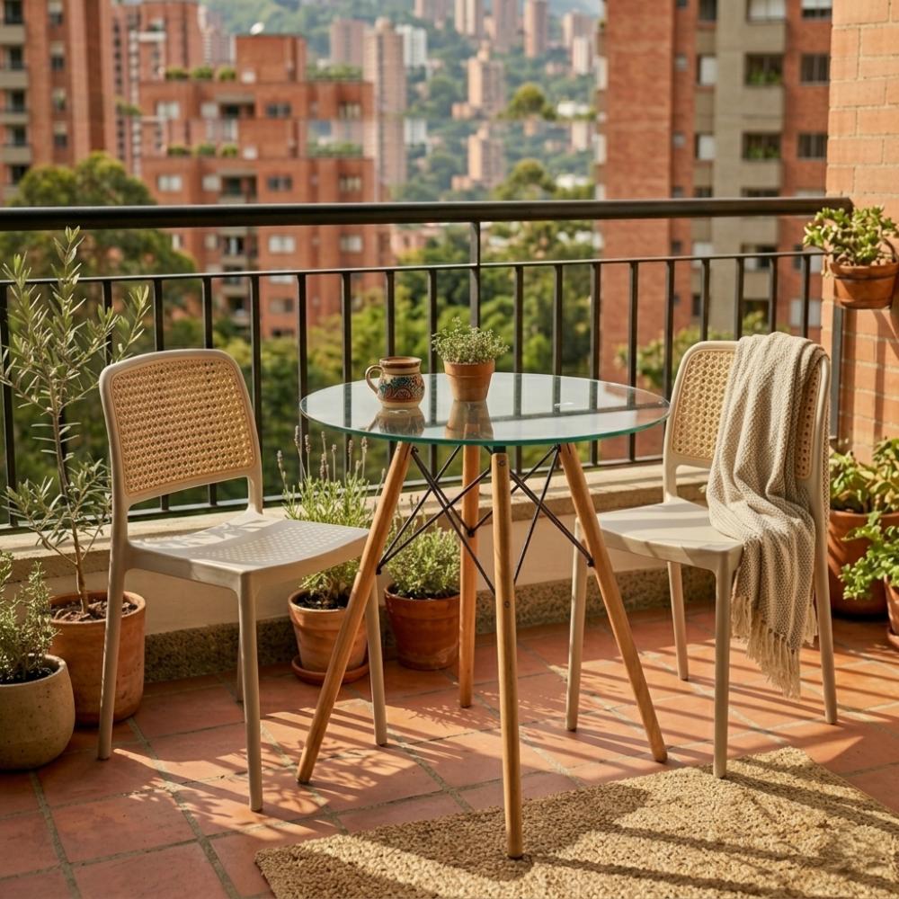 Silla Texas, Color Taupe y Beige, con Espaldar Transpirable