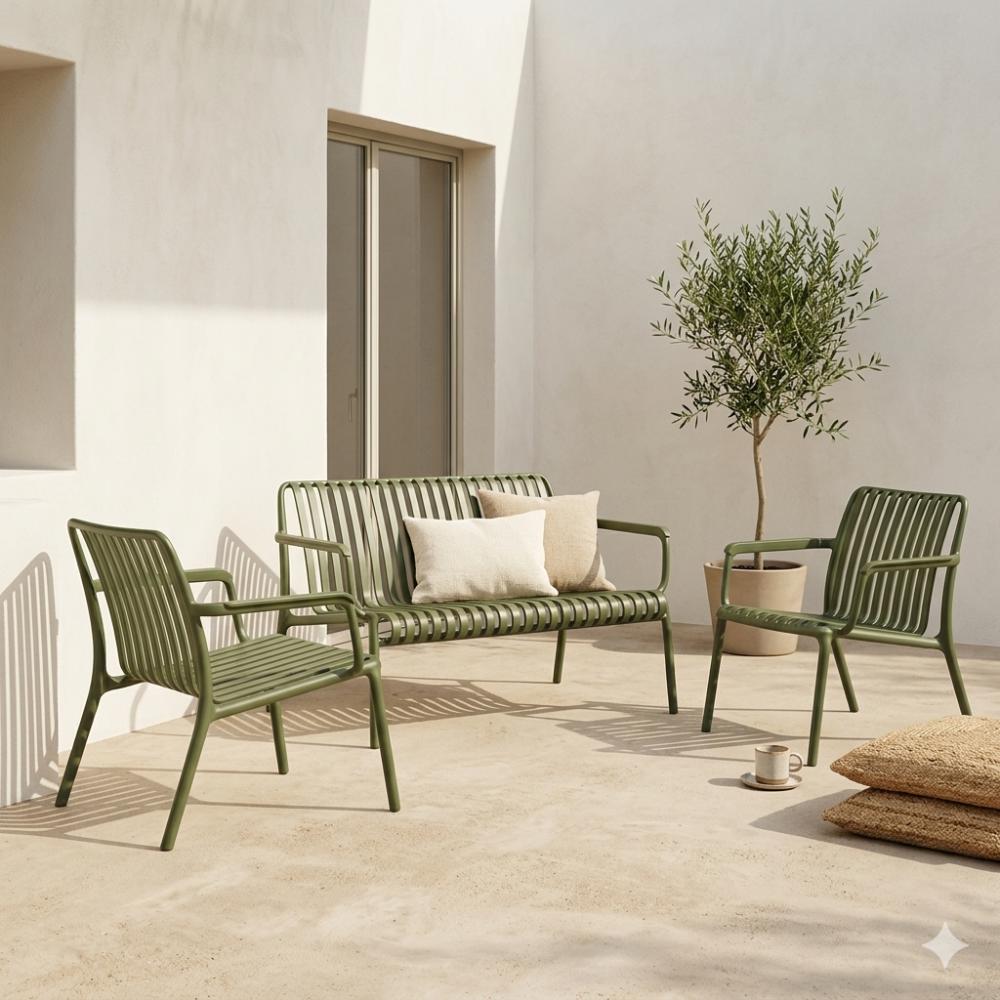 Sala de Exterior Malfa, Verde Olivo