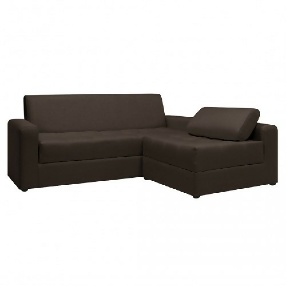Sofá Alondra En L Antifluido Café