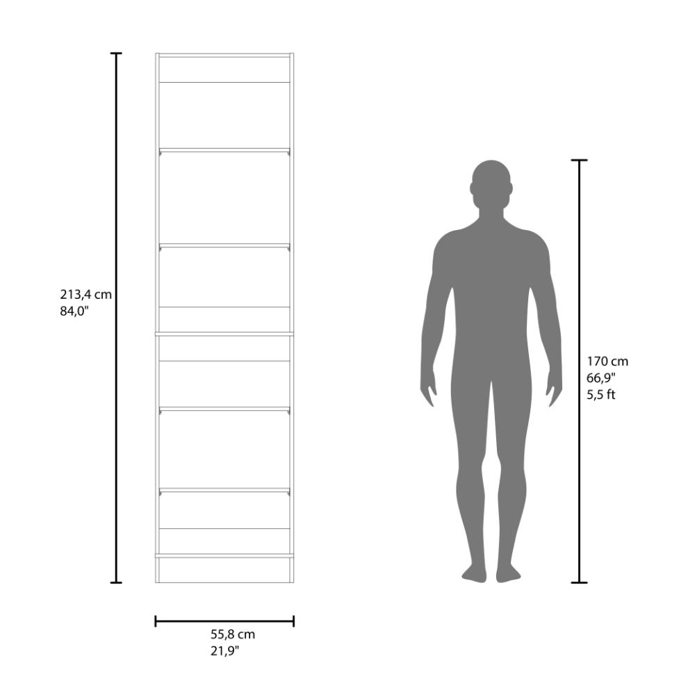 Closet Eco, Kronos Blanco, Con variedad de entrepaños, sin puertas ZF