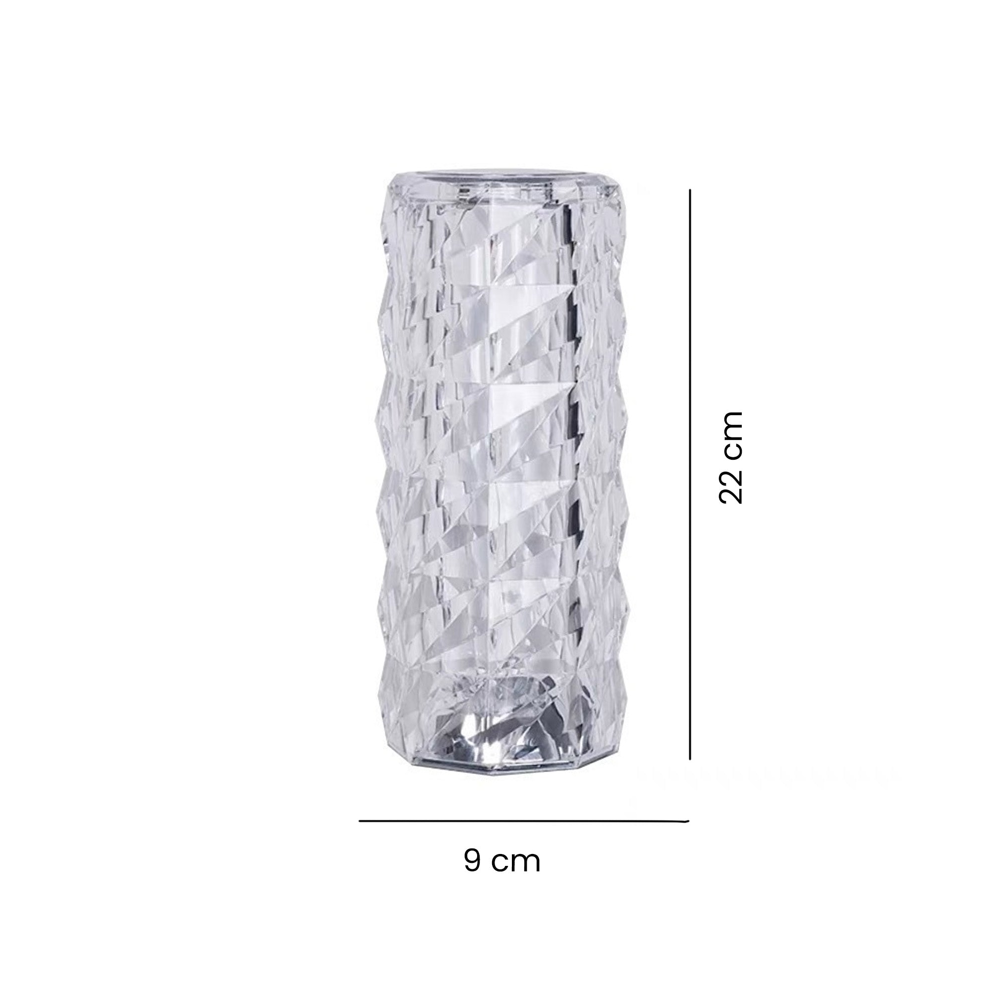 Lámpara Led De Mesa Jax, Trasparente