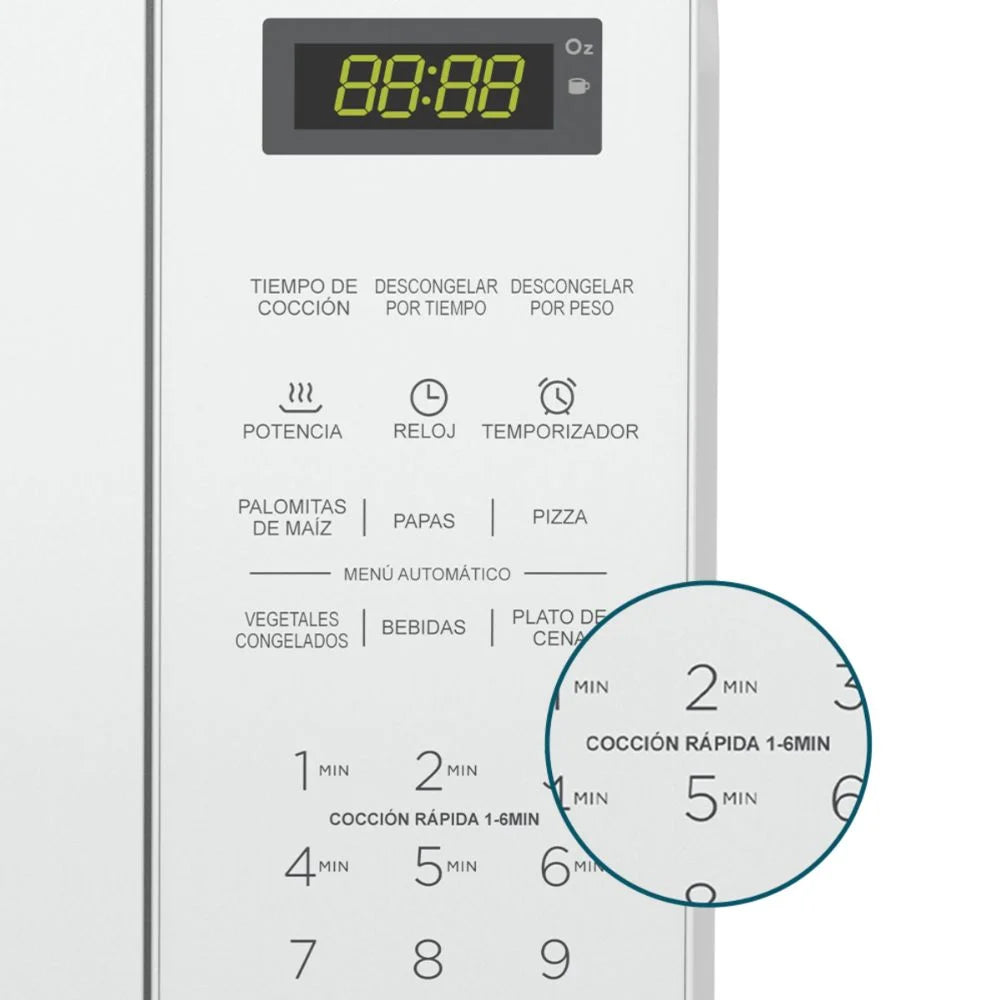 Horno Microondas Mabe 20 Litros, Blanco