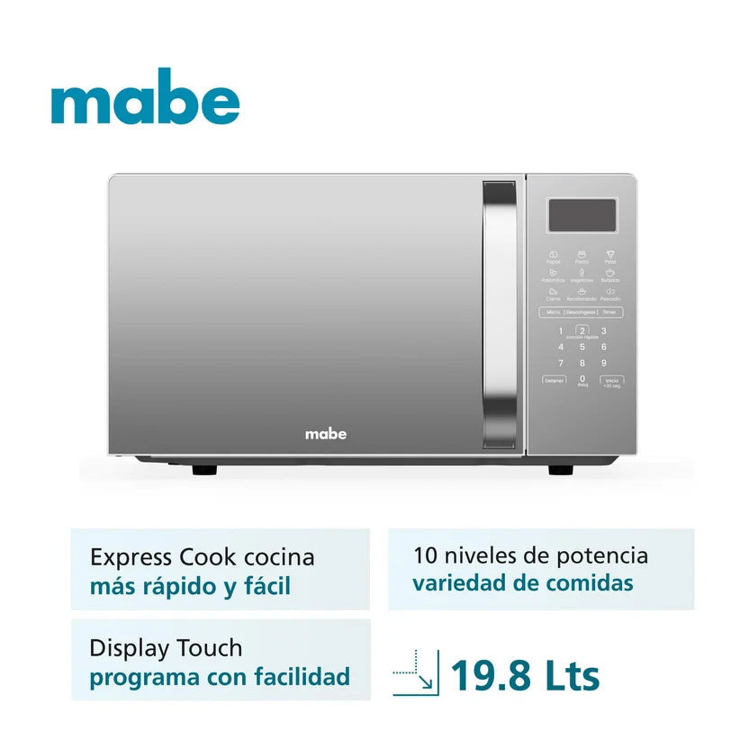 Horno Microondas Mabe 0.7, Gris