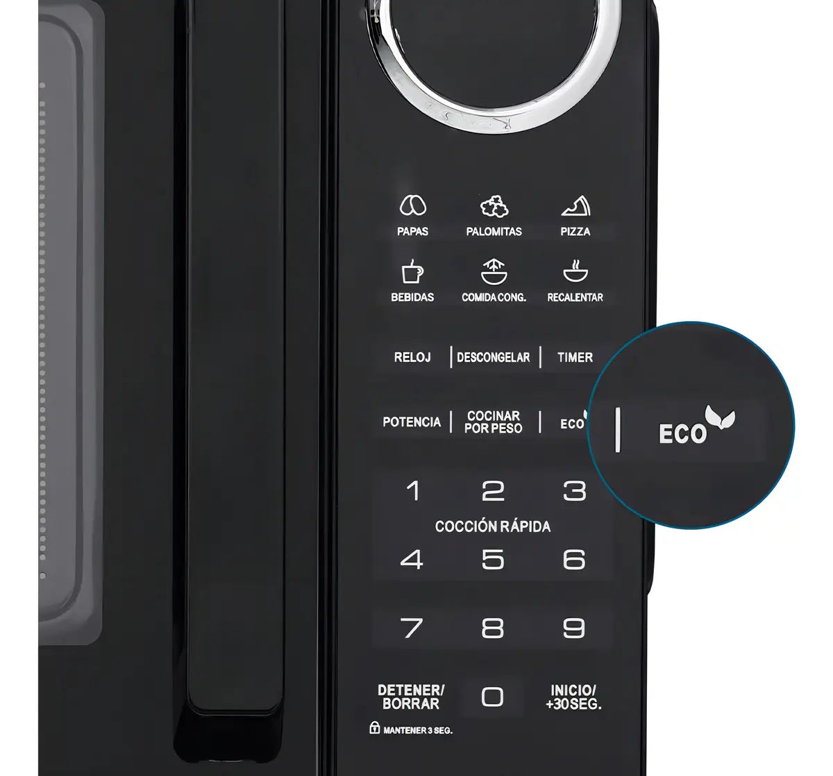 Horno Microondas 0.9 Pc Digital Mabe, Negro