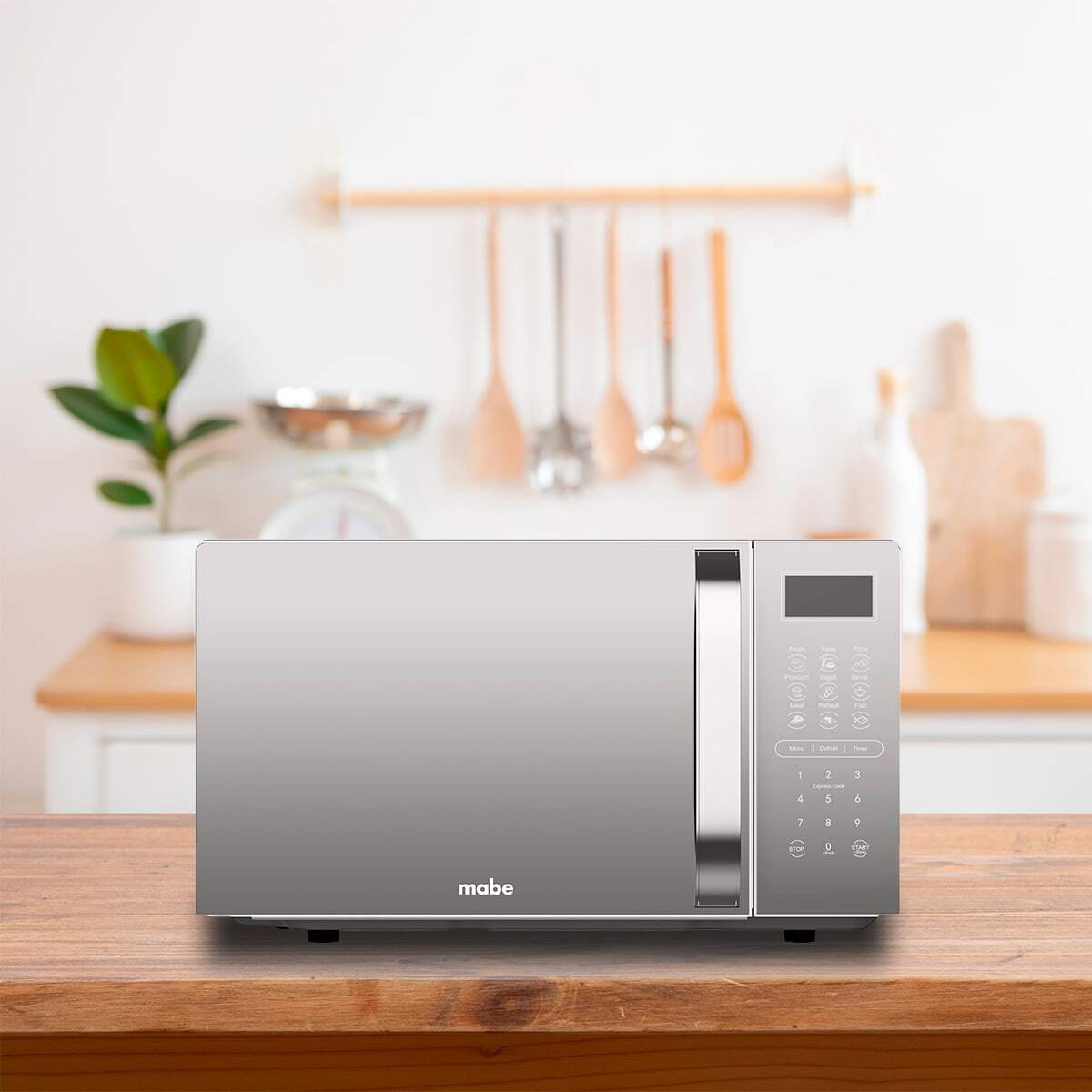 Horno Microondas 1.1 Pies Cúbicos 31 L 120 V Mabe, Gris