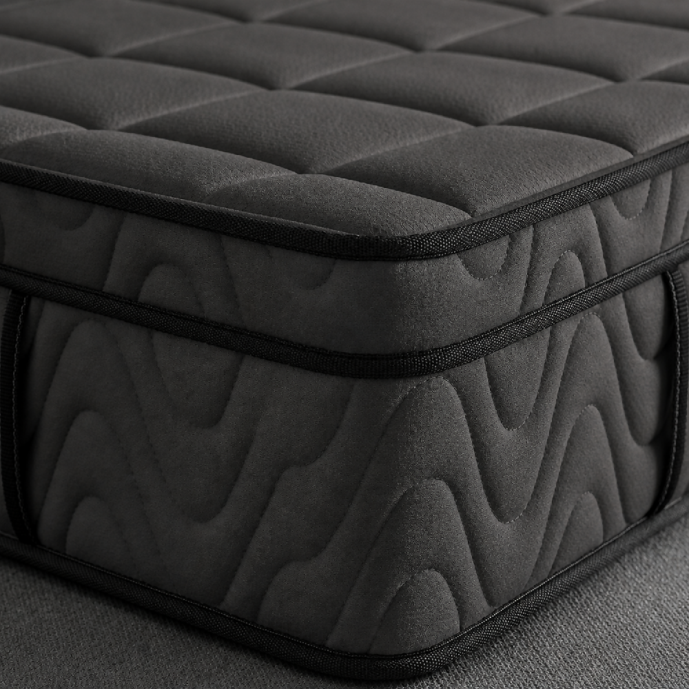 Colchón Orthopack Euro u Mohnblatt 160X190 Queen, Color Gris