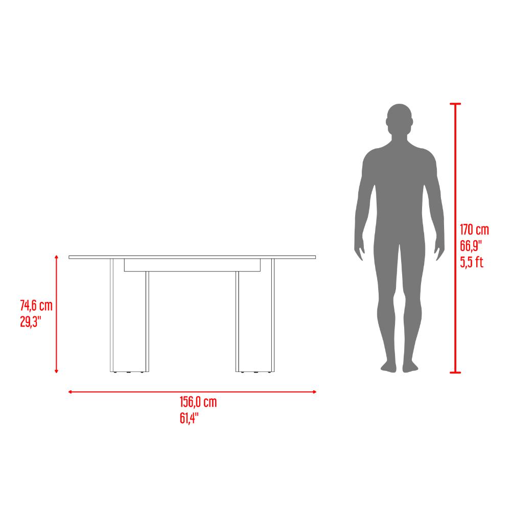 Combo comedor Ponty, Incluye Comedor y 4 Sillas