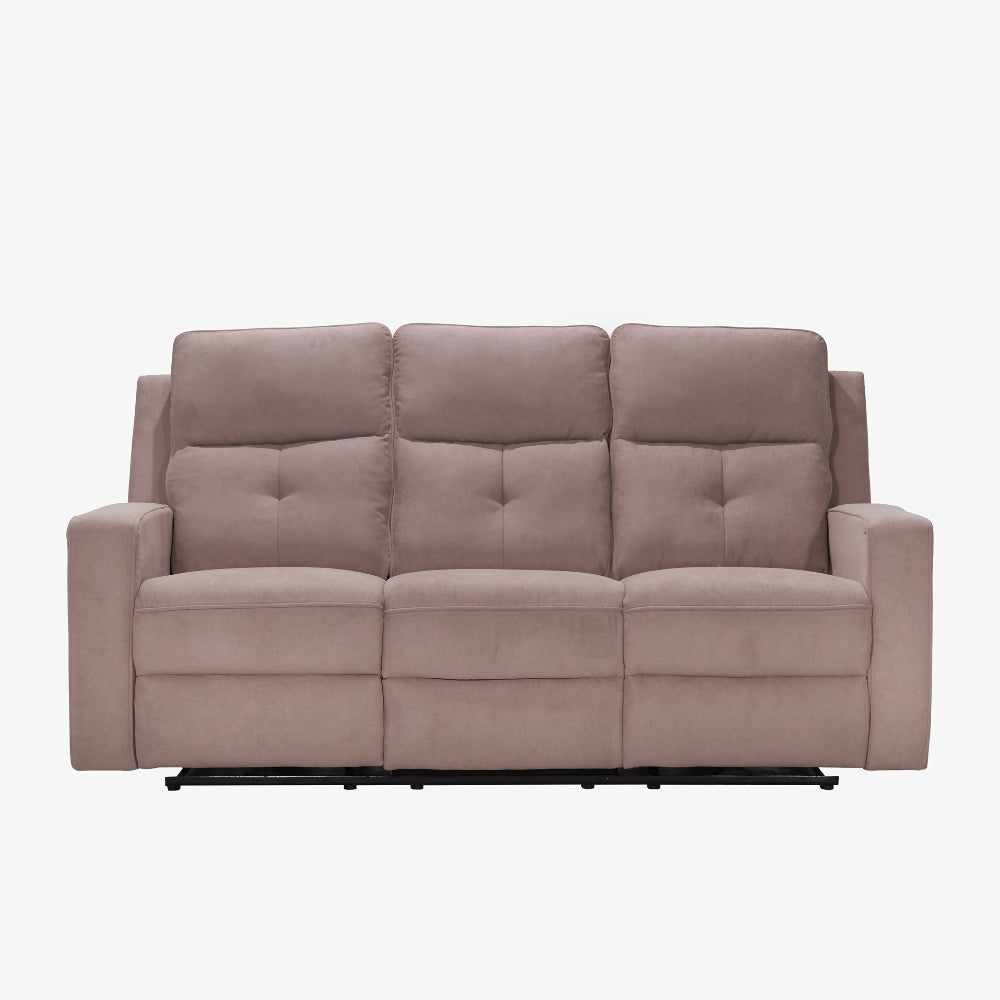 Sofa Reclinable Electrico 3 Puestos Tacio Khaki