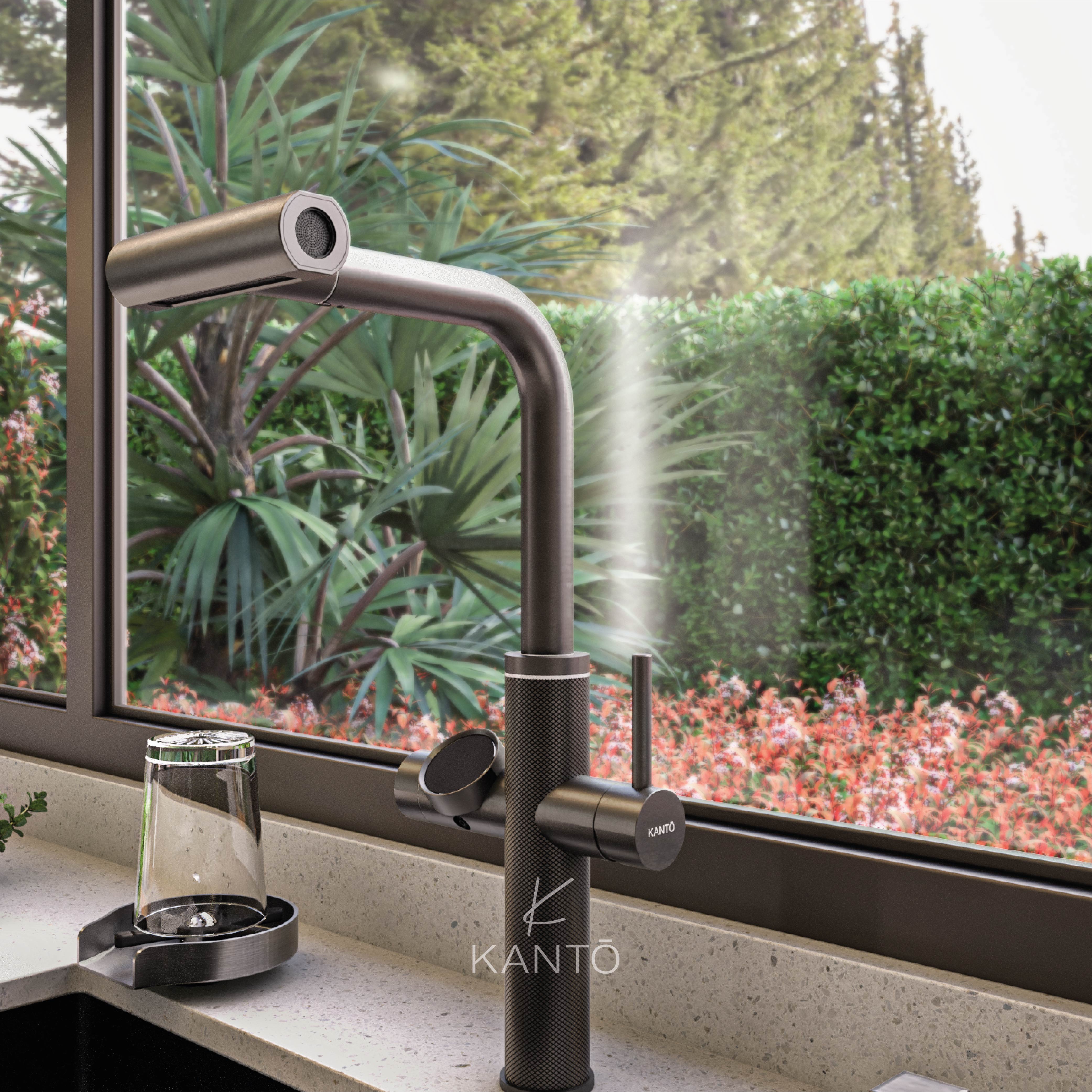 Griferia Monocontrol Hammer, Gris