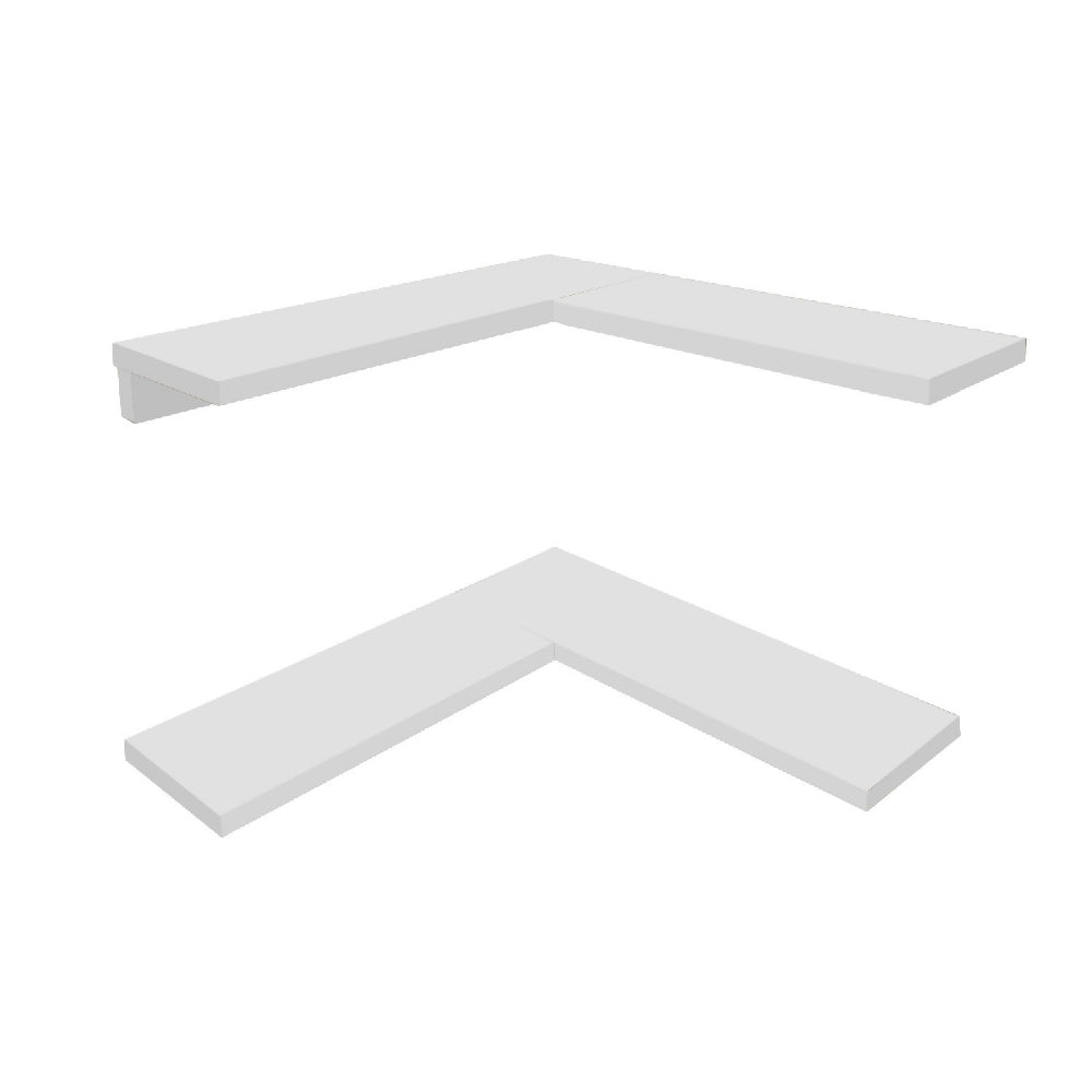 Set x2 Repisas Bali Blancas