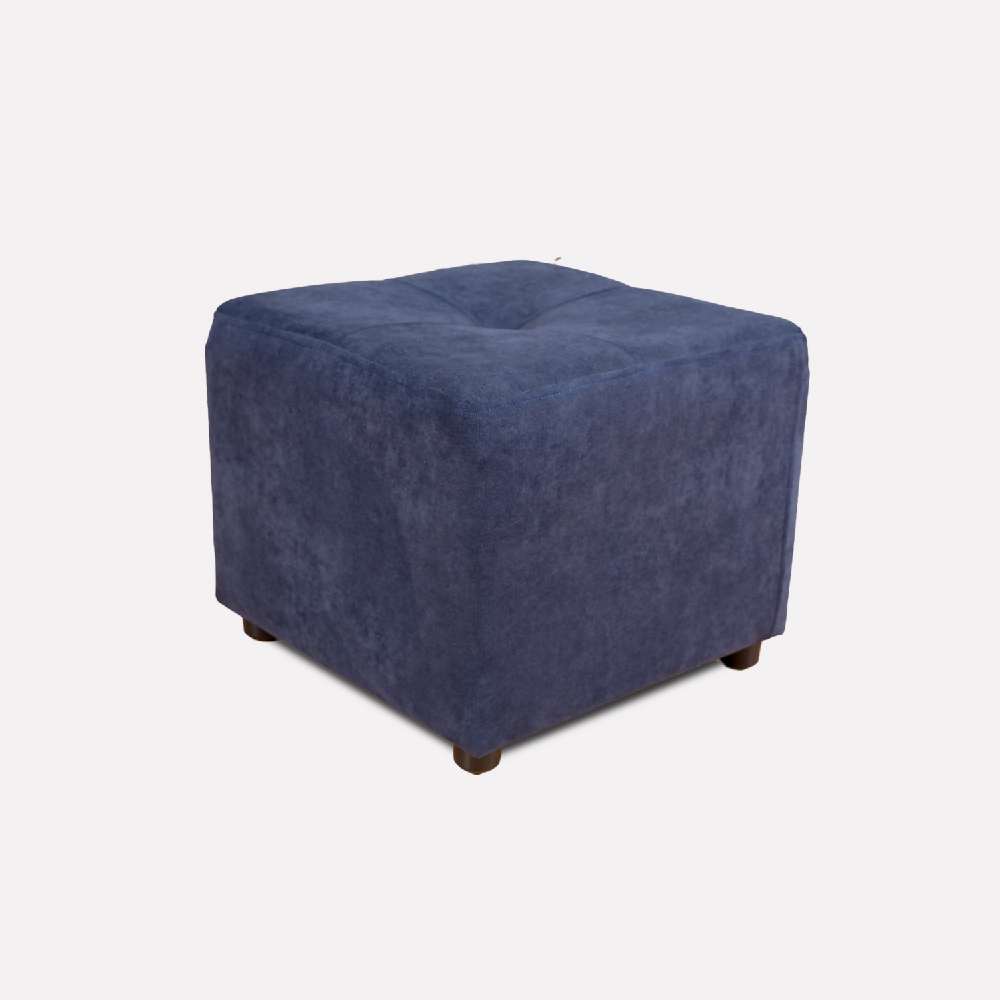 Sofá Cama Valencia Azul + Puff