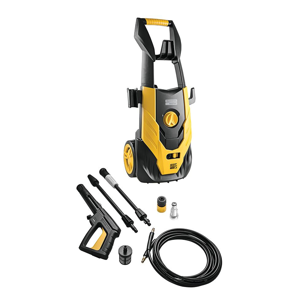 Hidrolavadora a Presión 1400w, Amarillo y Negro
