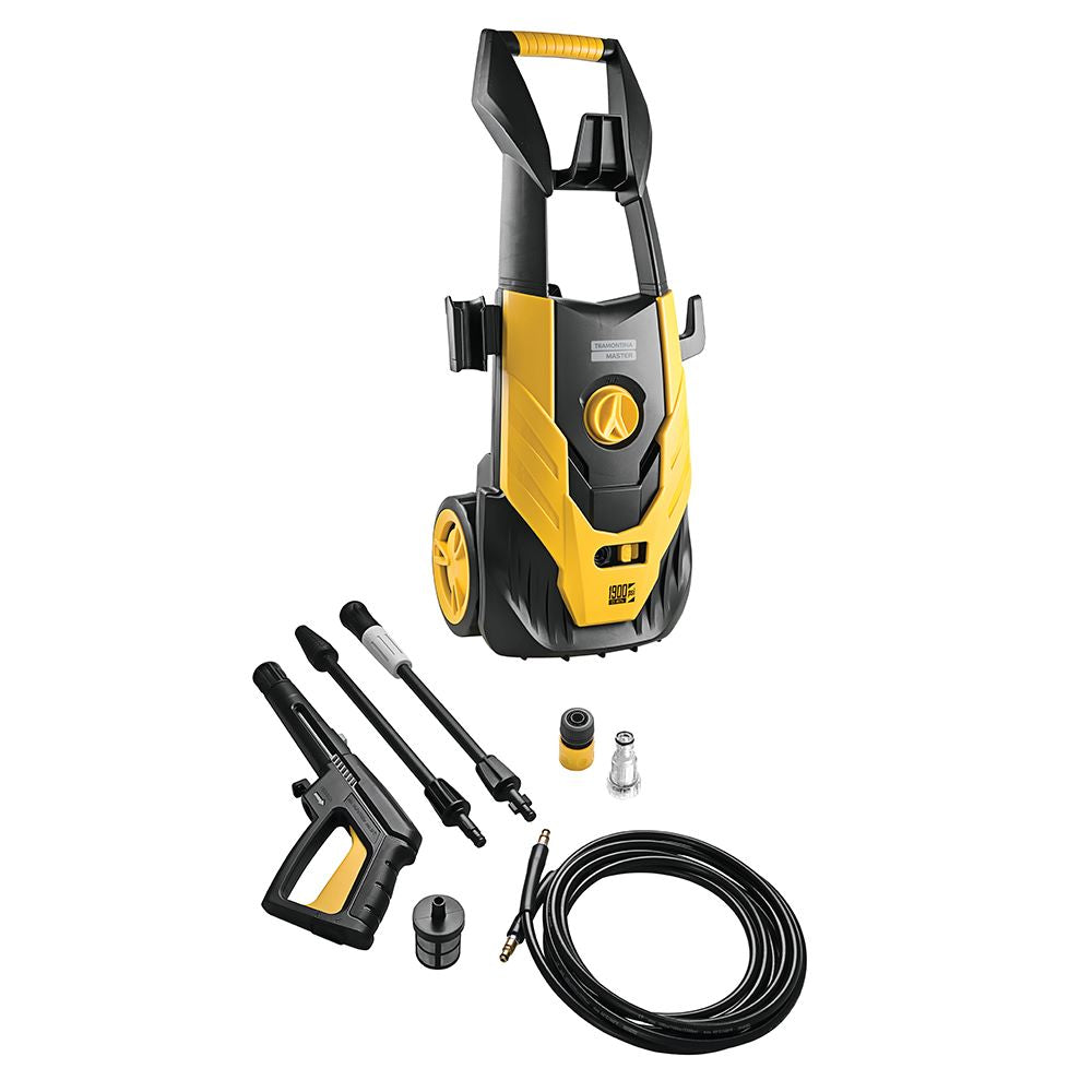 Hidrolavadora a Presión 1800W, Amarillo y Negro