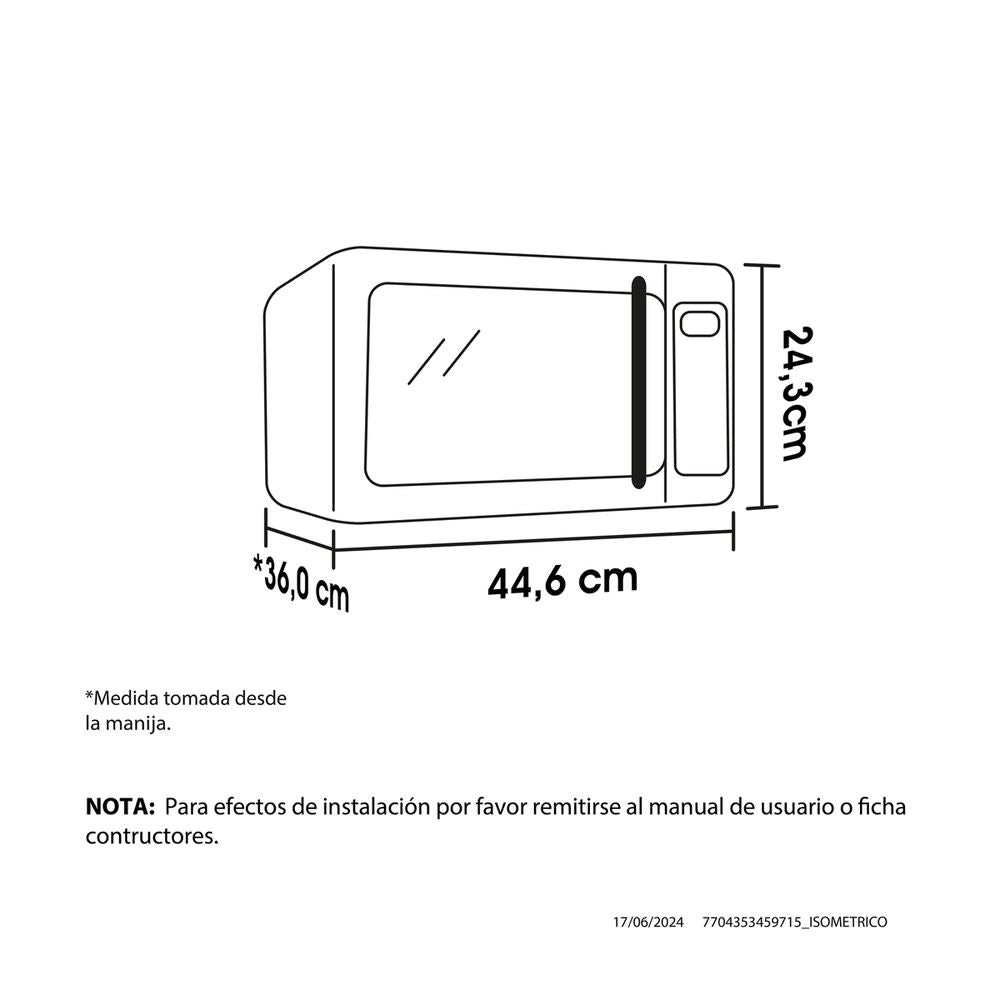 Combo para Cocina Lisbon, Incluye Modulo Microondas y Microondas Haceb