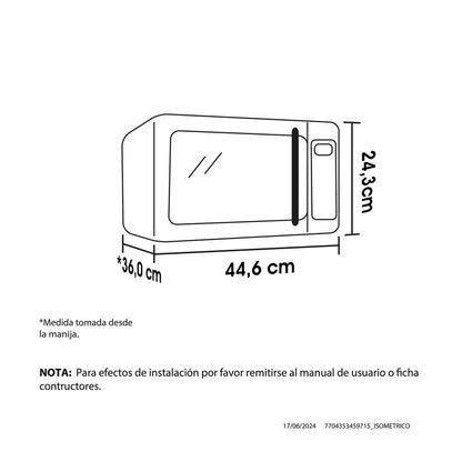 Combo para Cocina Lisbon, Incluye Modulo Microondas y Microondas Haceb