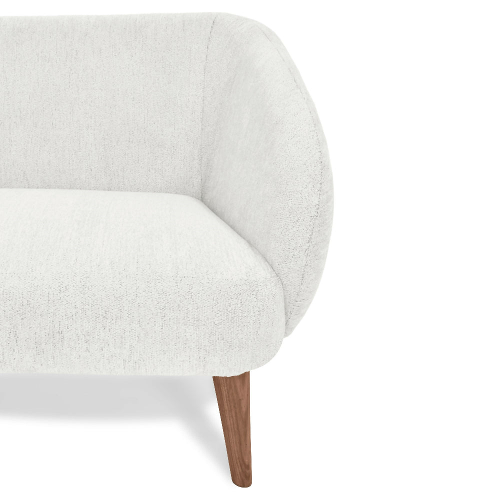 Sofa 2 Puestos Astra 130x76x77 cm Tela Crudo