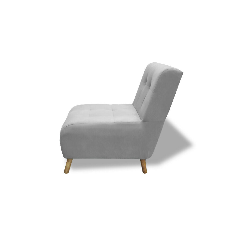 Poltrona Fija Milan Gris Plata