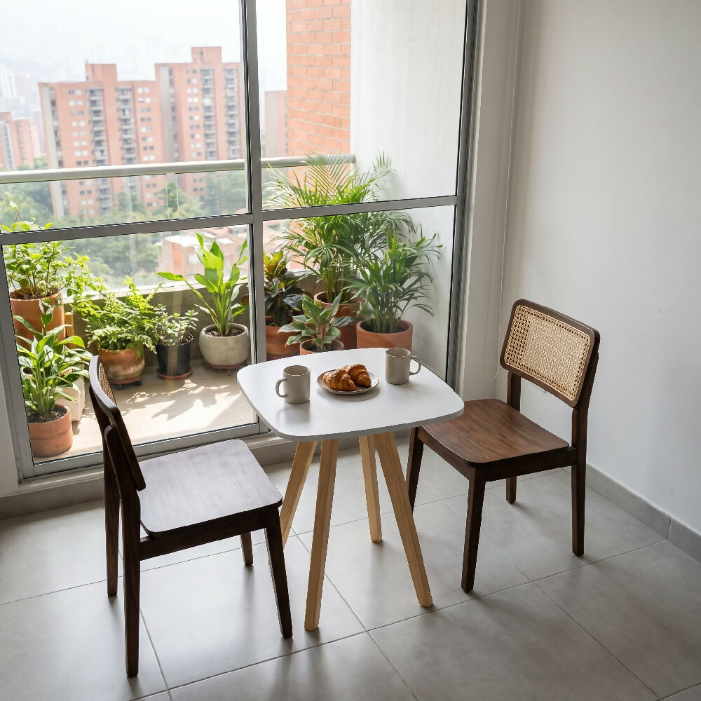 Comedor Nórdico Cuadrado 60