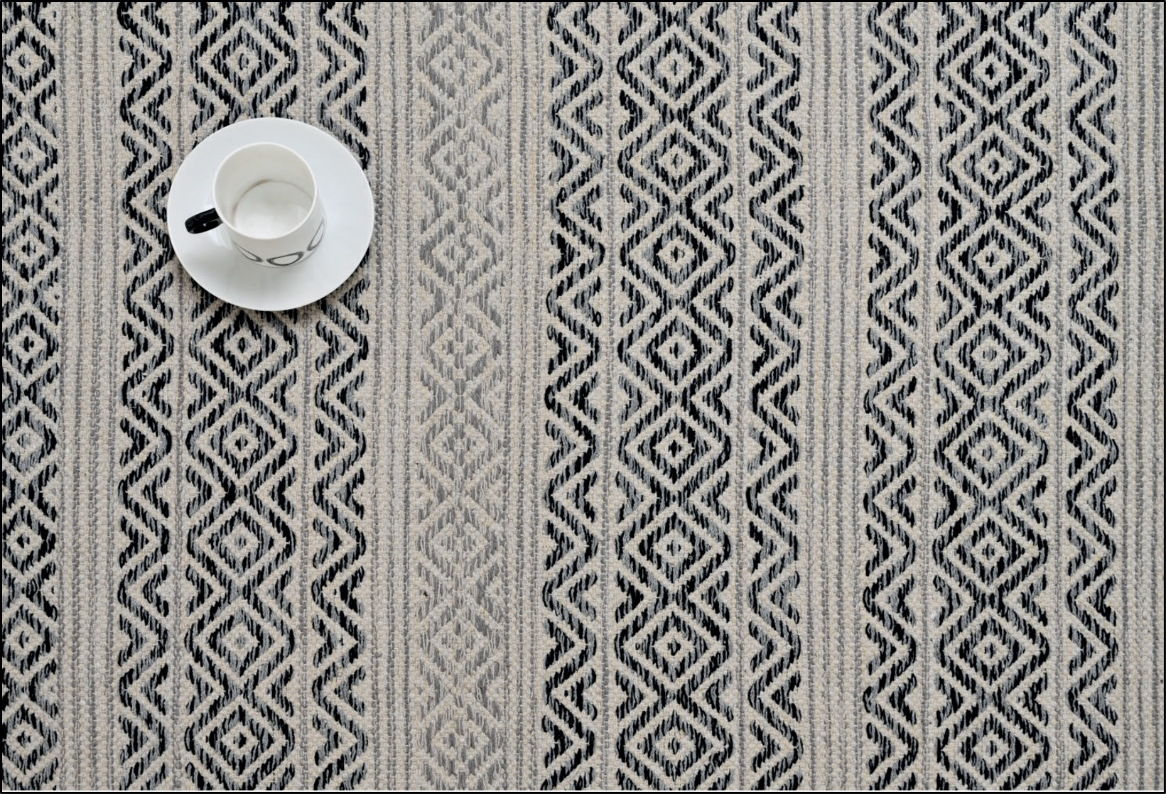 Alfombra Decoghar Ic15033 Silver Kellim, Negro